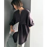 揺れるケープで魅せる、大人の上品スタイル。ペプラムケープシャツ（長袖） | Classical Elf  | 詳細画像9 