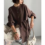 Classical Elf （クラシカルエルフ） | 揺れるケープで魅せる、大人の上品スタイル。ペプラムケープシャツ（長袖）