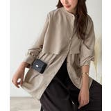 揺れるケープで魅せる、大人の上品スタイル。ペプラムケープシャツ（長袖） | Classical Elf  | 詳細画像20 