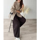 揺れるケープで魅せる、大人の上品スタイル。ペプラムケープシャツ（長袖） | Classical Elf  | 詳細画像22 