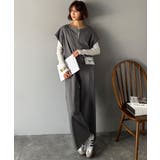 シンプルだけど、襟元に大人の抜け感。ハーフジップオールインワン | Classical Elf  | 詳細画像12 