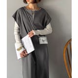 シンプルだけど、襟元に大人の抜け感。ハーフジップオールインワン | Classical Elf  | 詳細画像13 