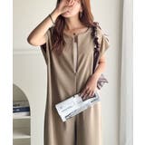 シンプルだけど、襟元に大人の抜け感。ハーフジップオールインワン | Classical Elf  | 詳細画像29 