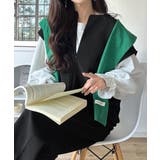 シンプルだけど、襟元に大人の抜け感。ハーフジップオールインワン | Classical Elf  | 詳細画像1 