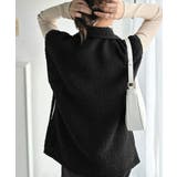 シンプルで洗練された大人の雰囲気を演出。サイドベルトブークレシングルジレベスト | Classical Elf  | 詳細画像23 