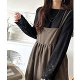 手元から華やぐ♪シーズンムード抜群、袖フラワーレース起毛トップス | Classical Elf | 詳細画像9