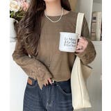 手元から華やぐ♪シーズンムード抜群、袖フラワーレース起毛トップス | Classical Elf | 詳細画像16