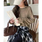 手元から華やぐ♪シーズンムード抜群、袖フラワーレース起毛トップス | Classical Elf | 詳細画像17