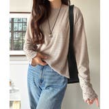 手元から華やぐ♪シーズンムード抜群、袖フラワーレース起毛トップス | Classical Elf | 詳細画像22