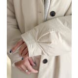 ゆるっとダボっと大人の抜け感♪あたたか機能性アウター◎襟付き中綿ロングコート | Classical Elf | 詳細画像26