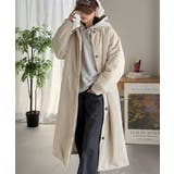 ゆるっとダボっと大人の抜け感♪あたたか機能性アウター◎襟付き中綿ロングコート | Classical Elf | 詳細画像6