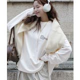 オフホワイト | ベーシックに今っぽバランスの“余裕”をプラス。綿100％胸刺繍入りロンT | Classical Elf 