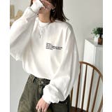 ベーシックに今っぽバランスの“余裕”をプラス。綿100％胸刺繍入りロンT | Classical Elf  | 詳細画像14 