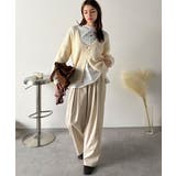 ベーシックに今っぽバランスの“余裕”をプラス。綿100％胸刺繍入りロンT | Classical Elf  | 詳細画像19 