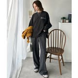 ベーシックに今っぽバランスの“余裕”をプラス。綿100％胸刺繍入りロンT | Classical Elf  | 詳細画像29 