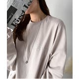 ベーシックに今っぽバランスの“余裕”をプラス。綿100％胸刺繍入りロンT | Classical Elf  | 詳細画像35 