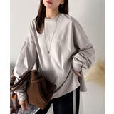 ベーシックに今っぽバランスの“余裕”をプラス。綿100％胸刺繍入りロンT | Classical Elf  | 詳細画像36 