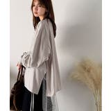 ベーシックに今っぽバランスの“余裕”をプラス。綿100％胸刺繍入りロンT | Classical Elf  | 詳細画像37 