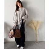 ベーシックに今っぽバランスの“余裕”をプラス。綿100％胸刺繍入りロンT | Classical Elf  | 詳細画像38 