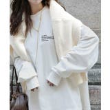 ベーシックに今っぽバランスの“余裕”をプラス。綿100％胸刺繍入りロンT | Classical Elf  | 詳細画像2 