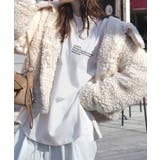 ベーシックに今っぽバランスの“余裕”をプラス。綿100％胸刺繍入りロンT | Classical Elf  | 詳細画像3 