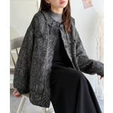 羽織るだけで華やかな存在感♪ポケットデザインコクーンツイードオーバーサイズジャケ… | Classical Elf  | 詳細画像8 