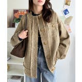 羽織るだけで華やかな存在感♪ポケットデザインコクーンツイードオーバーサイズジャケ… | Classical Elf  | 詳細画像40 