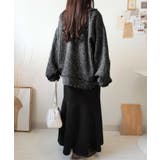 羽織るだけで華やかな存在感♪ポケットデザインコクーンツイードオーバーサイズジャケ… | Classical Elf  | 詳細画像3 