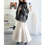 着回し抜群、一枚でフェミニンな抜け感をプラス♪キーネックダンボールロングワンピー… | Classical Elf | 詳細画像17