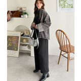 フリンジ×デニムの最強コンビ！綿100％ペプラムノーカラーデニムジャケット | Classical Elf  | 詳細画像8 