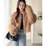 品なノーカラーショートファーコート。ノーカラーショートファーコート | Classical Elf  | 詳細画像10 