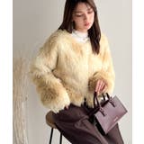 品なノーカラーショートファーコート。ノーカラーショートファーコート | Classical Elf  | 詳細画像21 