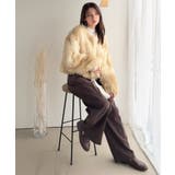 品なノーカラーショートファーコート。ノーカラーショートファーコート | Classical Elf  | 詳細画像22 