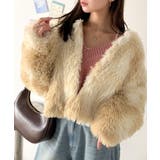 品なノーカラーショートファーコート。ノーカラーショートファーコート | Classical Elf  | 詳細画像25 