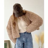 品なノーカラーショートファーコート。ノーカラーショートファーコート | Classical Elf  | 詳細画像2 