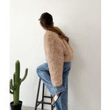 品なノーカラーショートファーコート。ノーカラーショートファーコート | Classical Elf  | 詳細画像3 