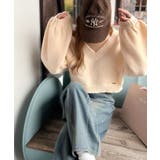 アイボリー | 《AYA×クラシカルエルフコラボ》ふんわり可愛く、きらっと上品。プレート付きクロ… | Classical Elf 