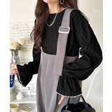 甘すぎない、透け感フェミニン。透かし編みキャンディスリーブ配色メロウトップス | Classical Elf  | 詳細画像22 