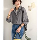 【機能性素材】軽やかにデイリーに使える。レーヨン麻混オーバーサイズロールアップシ… | Classical Elf  | 詳細画像20 