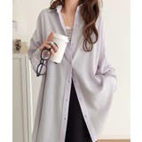 ライトグレー | 【機能性素材】軽やかにデイリーに使える。レーヨン麻混オーバーサイズロールアップシ… | Classical Elf 