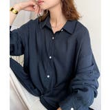 【機能性素材】軽やかにデイリーに使える。レーヨン麻混オーバーサイズロールアップシ… | Classical Elf  | 詳細画像27 