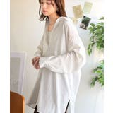 【機能性素材】軽やかにデイリーに使える。レーヨン麻混オーバーサイズロールアップシ… | Classical Elf  | 詳細画像2 