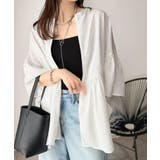 【接触冷感 UVカット機能付き】涼感ひらり、上品きれい。麻混 前後2way | Classical Elf  | 詳細画像3 