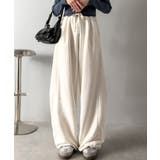 履くだけで“美脚バランス”完成！配色ウエストで差がつく、裏毛スウェットカーブパン… | Classical Elf  | 詳細画像12 