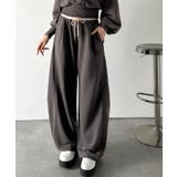 履くだけで“美脚バランス”完成！配色ウエストで差がつく、裏毛スウェットカーブパン… | Classical Elf  | 詳細画像18 