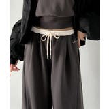 履くだけで“美脚バランス”完成！配色ウエストで差がつく、裏毛スウェットカーブパン… | Classical Elf  | 詳細画像20 