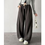 履くだけで“美脚バランス”完成！配色ウエストで差がつく、裏毛スウェットカーブパン… | Classical Elf  | 詳細画像24 