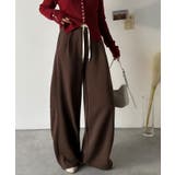 履くだけで“美脚バランス”完成！配色ウエストで差がつく、裏毛スウェットカーブパン… | Classical Elf  | 詳細画像38 