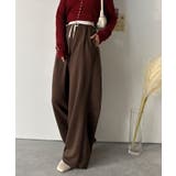 履くだけで“美脚バランス”完成！配色ウエストで差がつく、裏毛スウェットカーブパン… | Classical Elf  | 詳細画像39 