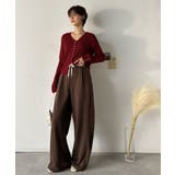 履くだけで“美脚バランス”完成！配色ウエストで差がつく、裏毛スウェットカーブパン… | Classical Elf  | 詳細画像40 